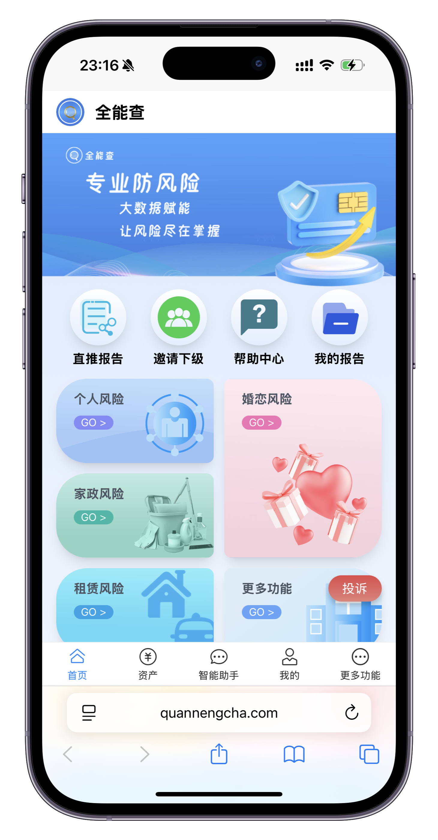 全能查应用界面